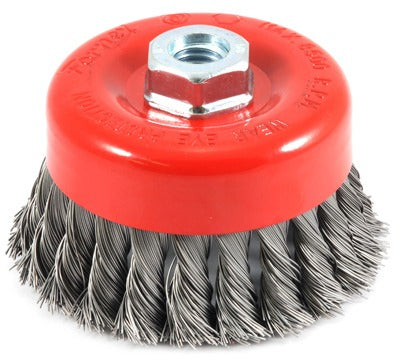 FORNEY Forney Industries Inc 72753 Knotted Wire Cup Brush 4 Inches