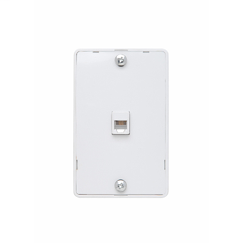 Legrand WMTE14W Pass & Seymour Four Conductor Modular Wall Mount Telephone Jack For Hanging Phones