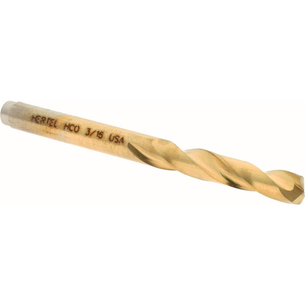HERTEL Hertel 66691296 3/16 Inch Cobalt Screw Machine Drill Bit