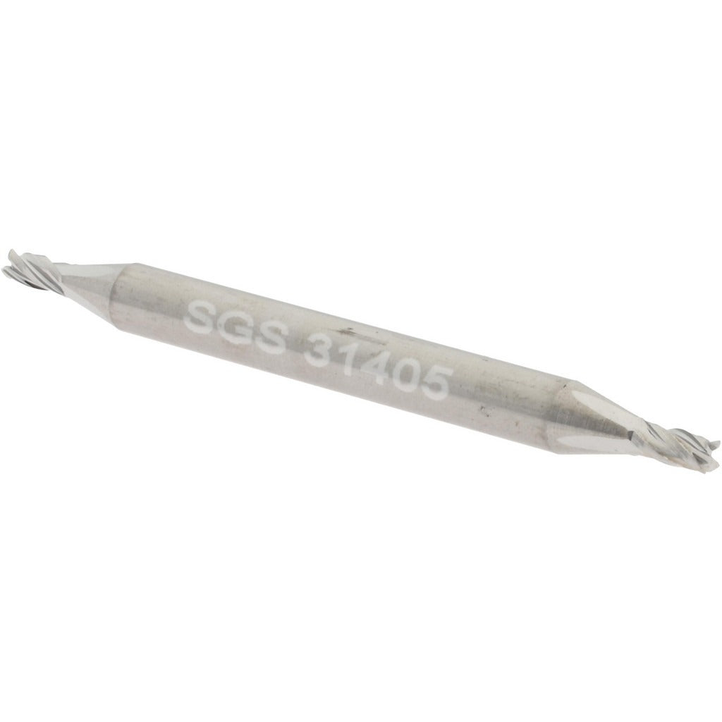KYOCERA SGS PRECISION TOOLS Sgs 31405 Square End Mill 1/16 in 4 Flute Solid Carbide