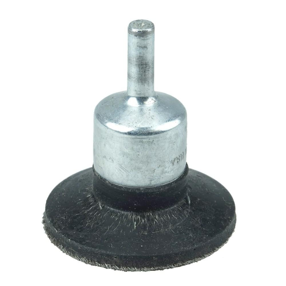 WEILER Weiler 35222 End Brush 1.75in Steel Crimped Wire 6mm Shank