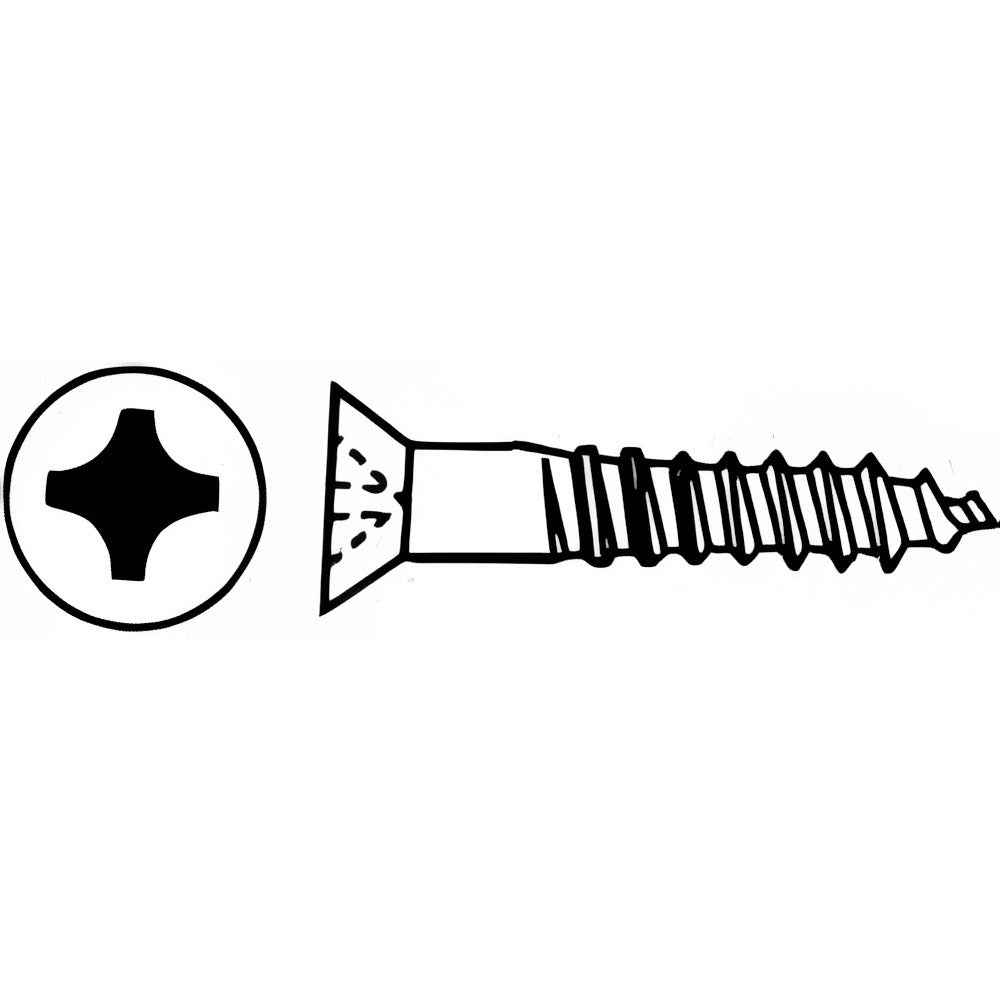 VALUE COLLECTION Value Collection 0928DPF Flat Head Wood Screw No. 9 1-3/4 in