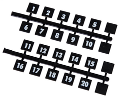 Siemens NBK03 800/Box Legend 1 to 42 Panelboard Number Strip