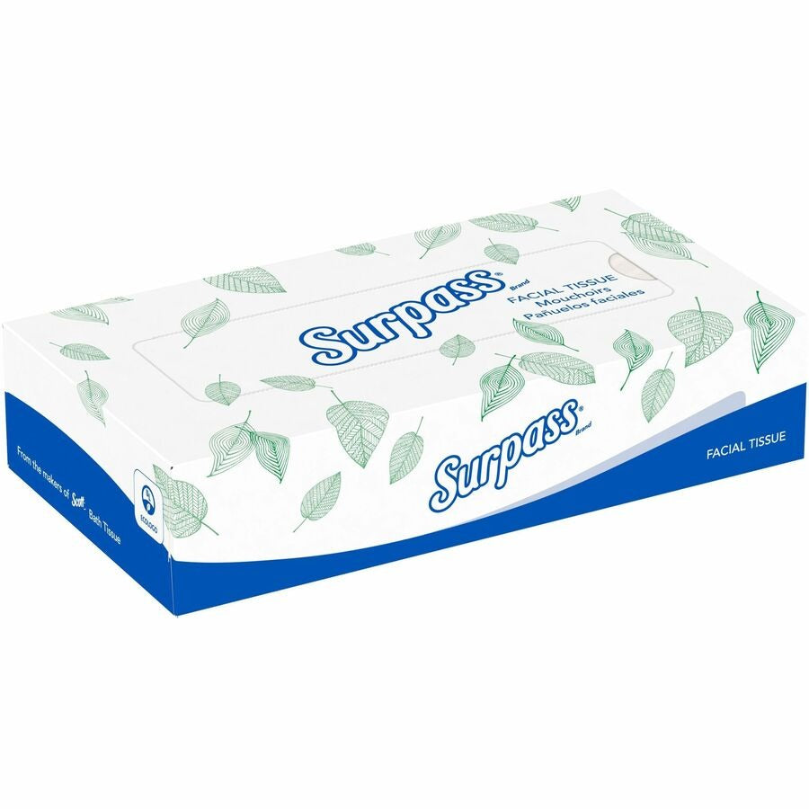 KIMBERLY-CLARK Kimberly-Clark KCC21340 Surpass Facial Tissue 2-Ply (100 Sheets/Box, 30 Boxes/Case)