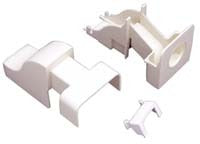 WIREMOLD Wiremold PN10F86V Raceway Connector Coupling Ivory