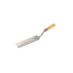 Bon 13-307 Stainless Steel Margin Trowel - 7 x 1 1/2 With Wood Handle