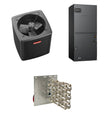 Goodman - 4.0 Ton Cooling - 48k BTU/Hr Heating - Heat Pump + Air Handler System - 14.5 SEER2 - 7.5 HSPF2 + Electric Heat Coil