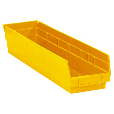 BSC PREFERRED Bsc Preferred BINPS121Y Plastic Nestable Storage Bin Yellow