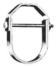 GREENFIELD Greenfield 304-34 Clevis Hanger 3/4 Inch 250 Lb Galvanized