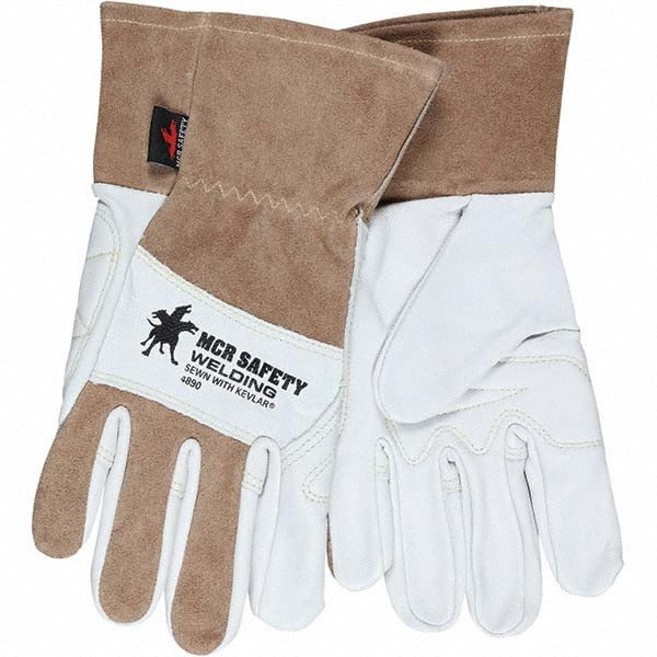 MCR SAFETY Mcr Safety 4890M Welding Gloves Medium Leather General