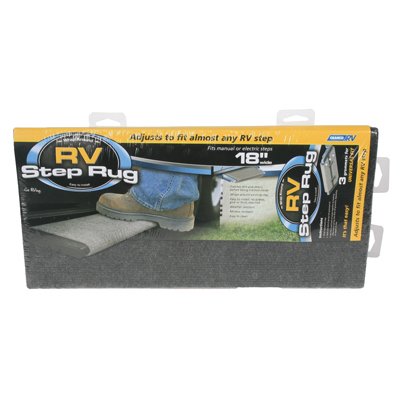 TRUE VALUE 42925 Camco RV Step Mat, Wrap Around, 18-In.