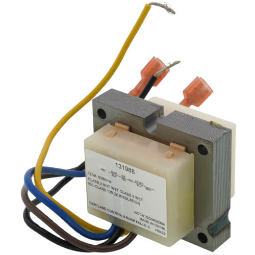 Reznor 131988 Transformer 120V Primary 24V Secondary 12VA