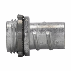 Crouse-Hinds 774DC Crouse-Hinds Series 774DC 1-1/4 Inch Die-Cast Zinc Non-Insulated Screw-In Straight FMC Connector