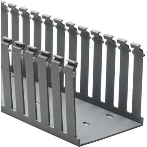 HELLERMANN TYTON Hellermanntyton 181-33016 Slotted Wire Duct 3x3 Gray