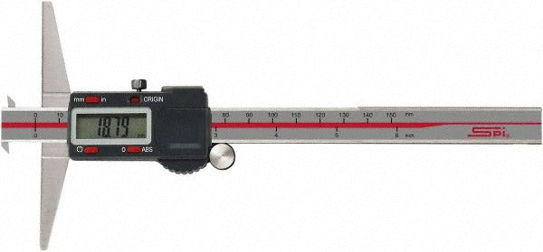 SPIROTHERM Spi 17-609-9 Electronic Depth Gage 0-8 in Stainless