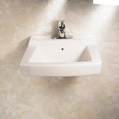 American Standard 0124131.020 Comrade 20 x 18-1/4 in. Rectangular Wall Mount Bathroom Sink in White