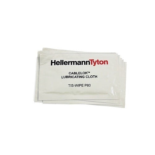 HELLERMANN TYTON Hellermanntyton P80-10 Lubricating Wipes 10-pack