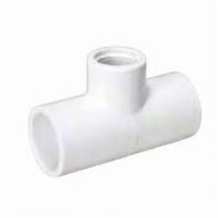 MUEL 402-167 Schedule 40 PVC Reducing Tee, 1-1/4 x 1-1/4 x 3/4 Inch