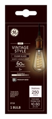 GE G E Lighting 36506 ST19 Vintage Led Bulb 5W 2200K 4-pack