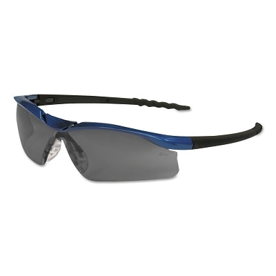 MCR Safety DL312AF Dallas Safety Glasses Metallic Blue Frame Gray AF Lens 12 Pair