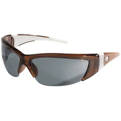 MCR Safety FF222 ForceFlex 2 Safety Glasses with Translucent Brown Frame and Gray Lens, 1 Pair