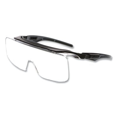 MCR Safety OG210PF Klondike OTG Series Polycarbonate Clear Lens/Black Frame MAX6 Anti-Fog