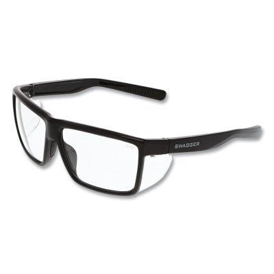 MCR Safety SR210 Swagger SR2 Series Safety Glasses Polycarbonate Lens/Frame Duramass Hard Coat Clear Lens