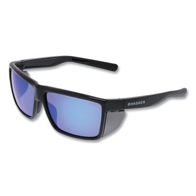 MCR Safety SR218BZ Swagger SR2 Series Safety Glasses Polycarbonate Blue Polarized Lens