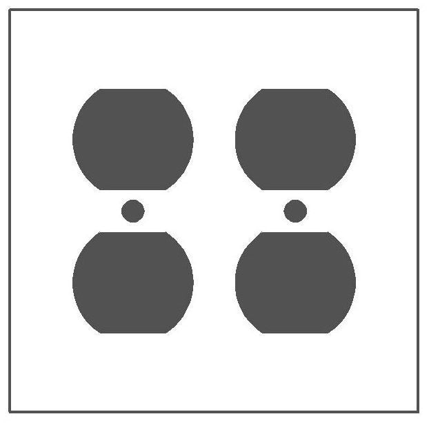 MULBERRY METAL PRODUCTS Mulberry Metal Products 95102 2-Gang Duplex Standard Size Wallplate (4.5 in x 4.562 in) 95102