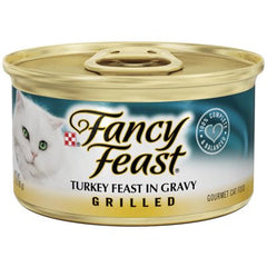 TRUE VALUE 04061 Purina Fancy Feast Cat Food Grilled Turkey 3-oz Can