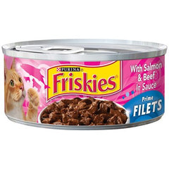 TRUE VALUE 10043 Purina Friskies Cat Food Salmon & Beef 5.5-oz. Can