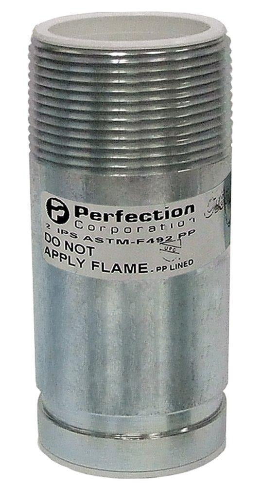 PRECISION PLUMBING PRODUCTS PRECISION PLUMBING PRODUCTS 19166P Dielectric Nipple 1-1/2 x 4 in Grooved x Thread