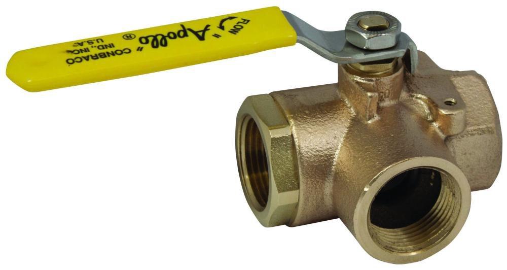 Apollo Valves 7060401 70-600 Series 3/4 in. Bronze Standard Port FNPT 400# Ball Valve