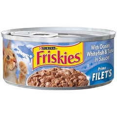 TRUE VALUE 28017 Purina Friskies Cat Food Ocean Whitefish & Tuna 5.5-oz Can