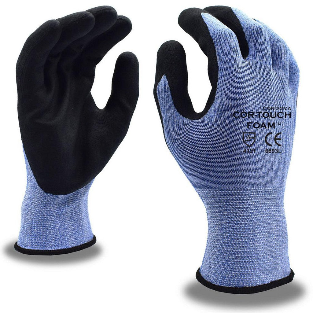 CORDOVA Cordova 6893S Work Gloves Small Foam Nitrile Coated