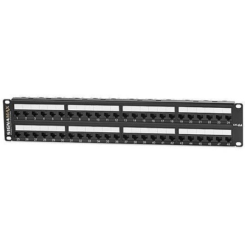 SIGNAMAX Signamax Inc. 48458MD-C6AC 48-port Cat6a Patch Panel
