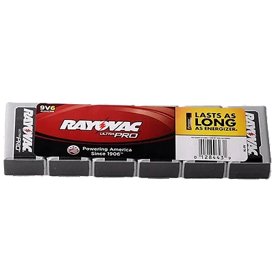 RAYOVAC Rayovac BAT00198 9V Alkaline Battery Contractor Pack