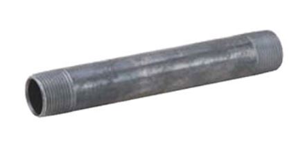 Nipples NB0524 Pre-Cut Pipe 1 in Nominal Import SCH 40/STD Thread End Style Steel 24 in L