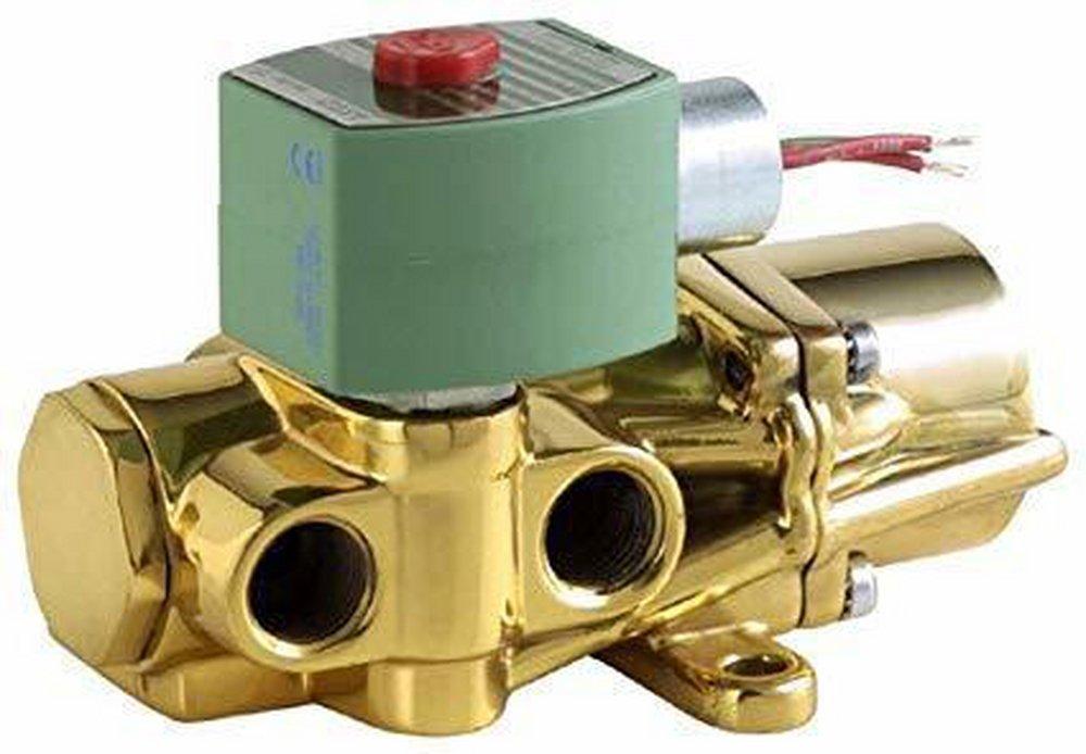 Asco 8344G74 Series 8344 120V Solenoid Valve 150 psi 4-1/16 in Brass