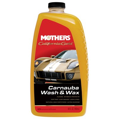 TRUE VALUE 05674 Mothers California Gold Carnauba Wash & Wax 64-oz.