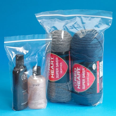 BSC PREFERRED Bsc Preferred PB4288 Gusseted Zipper Poly Bags 1000 Ct