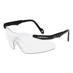 Smith And Wesson 19822 Magnum 3G Safety Glasses Clear Polycarbonate Lens Uncoated Black Nylon