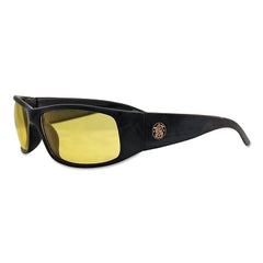 Smith and Wesson 21305 Elite Safety Glasses Anti-Fog Amber Polycarbonate Lens Black Nylon