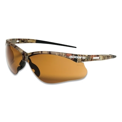 Jackson Safety 50014 SG Series Safety Glasses Universal Size Bronze Lens Camo Frame