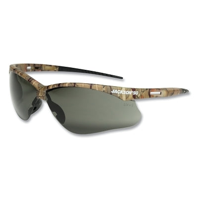 Jackson Safety 50015 SG Series Safety Glasses Smoke Lens Universal Size Camo Frame