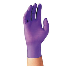 KIMTECH KCC55083 Purple Nitrile Disposable Exam Gloves Beaded Cuff Large