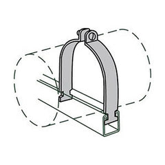 Anvil 2400326225 Fig As 1100As Rigid Conduit Clamp Assembly, 5 In Conduit, 1550/300 Lb Load, 5.563 In Od, Steel