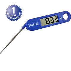 Folding Probe Thermometer -40F to 450F - 1476FDA for Taylor Thermometer TAY1476FDA