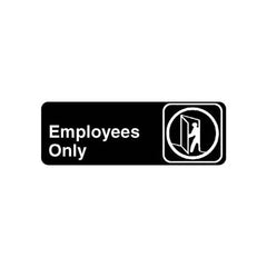 Employees Only Sign 3 X 9 for Traex 4506