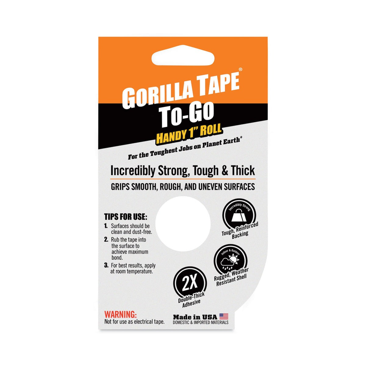 GORILLA Gorilla GOR6100109 Tape To-Go (1 in x 10 yd)